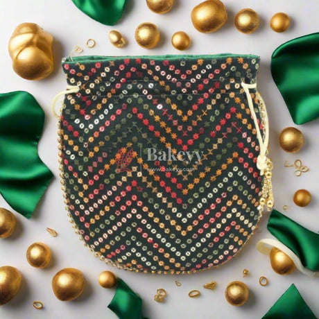 20x24 CM Fancy Potli Bag Return Gifts For Ladies MultiColour - Bakeyy.com - India - 20x24 CM Fancy Potli Bag Return Gifts For Ladies MultiColour - Default Title