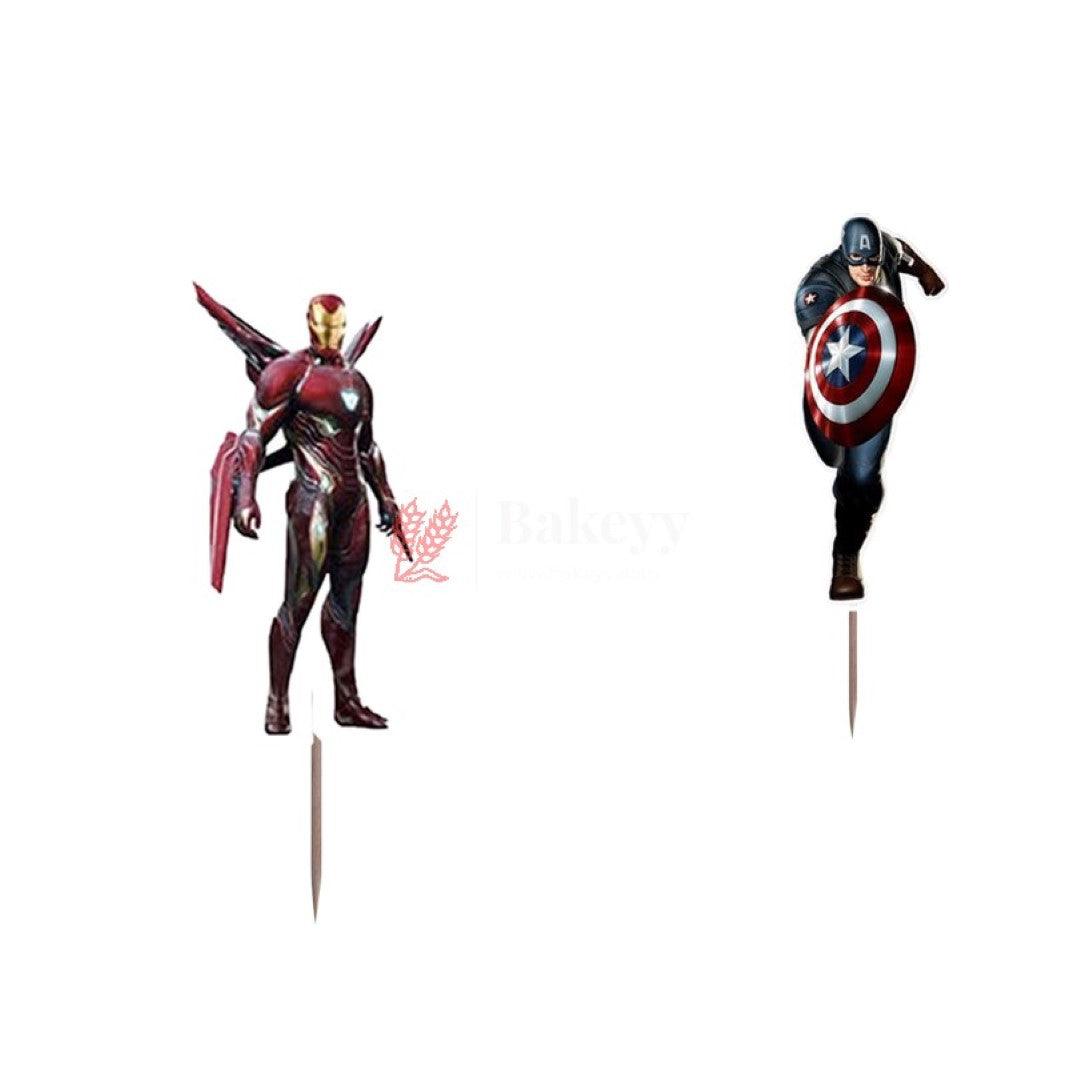 6pcs Avengers theme Birthday Cake Topper| Cupcake Toppers| Bday Decorations Items - Bakeyy.com - India - 6pcs Avengers theme Birthday Cake Topper| Cupcake Toppers| Bday Decorations Items - Default Title