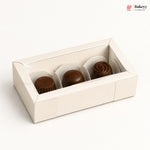 3 Cavity Chocolate Box | Multiple Colours Available | Cavity Box | Pack of 25