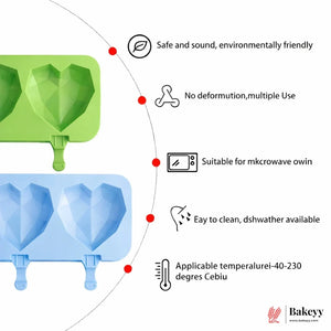 3DDiamondHeartSiliconeChocolate_IceCreamMold2CavityPopsicleStyleLollipopMouldPackof1_6 - Bakeyy.com