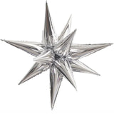 3D Spiky Star Foil Balloon – Premium Party Backdrop Balloon  Pack of 1