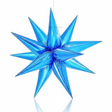 3D Spiky Star Foil Balloon – Premium Party Backdrop Balloon  Pack of 1