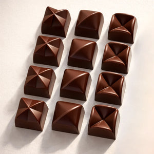 3DesignFacetedPyramidDiamondSiliconeChocolateMould_4 - Bakeyy.com