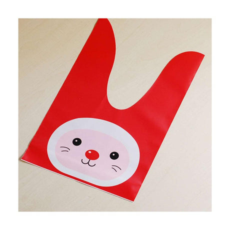 Rabbit Ear Candy Gift Bags Cute Plastic Bunny Goodie Bags Candy Bags for Kids Bunny Party Favors| Extra Large | Pack of 50 - Bakeyy.com - India - Rabbit Ear Candy Gift Bags Cute Plastic Bunny Goodie Bags Candy Bags for Kids Bunny Party Favors| Extra Large | Pack of 50 - Default Title