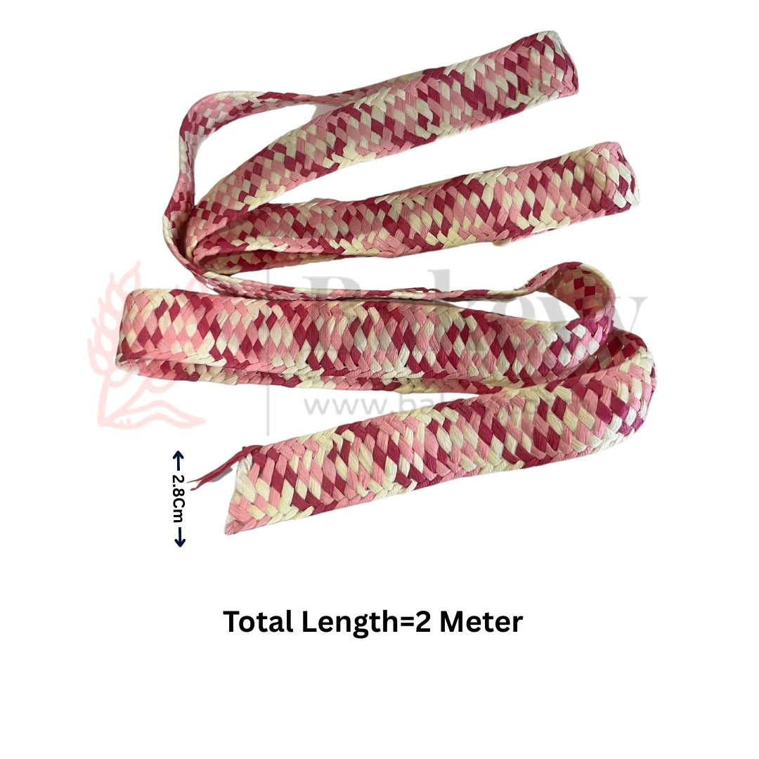 Pink Braided Rope| Perfect for Gift Wrapping and DIY Crafts| 1 Piece