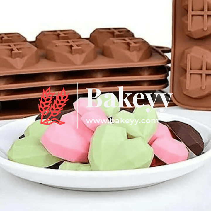 15 Cavity Pinata Heart Silicone Chocolate Mould | Chocolate Making and Shaping Mould - Bakeyy.com - India - 15 Cavity Pinata Heart Silicone Chocolate Mould | Chocolate Making and Shaping Mould - Default Title