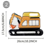 Assorted Vehicle Shape Zip Lock Bags | Vehicle Shape Bags For Kids | Pack of 50 - Bakeyy.com - India - Assorted Vehicle Shape Zip Lock Bags | Vehicle Shape Bags For Kids | Pack of 50 - Design -2 EXCAVATORS