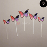 10 pcs butterfly Birthday Cake Topper| decoration Toppers| Bday Decorations Items | - Bakeyy.com - India - 10 pcs butterfly Birthday Cake Topper| decoration Toppers| Bday Decorations Items | - Color 3