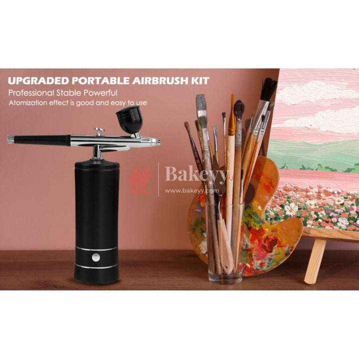 Portable Cordless Airbrush Kit | Mixed Colors - Bakeyy.com