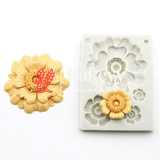 Flower Design Fondant and gum paste Mould - Bakeyy.com - India - Flower Design Fondant and gum paste Mould - Default Title