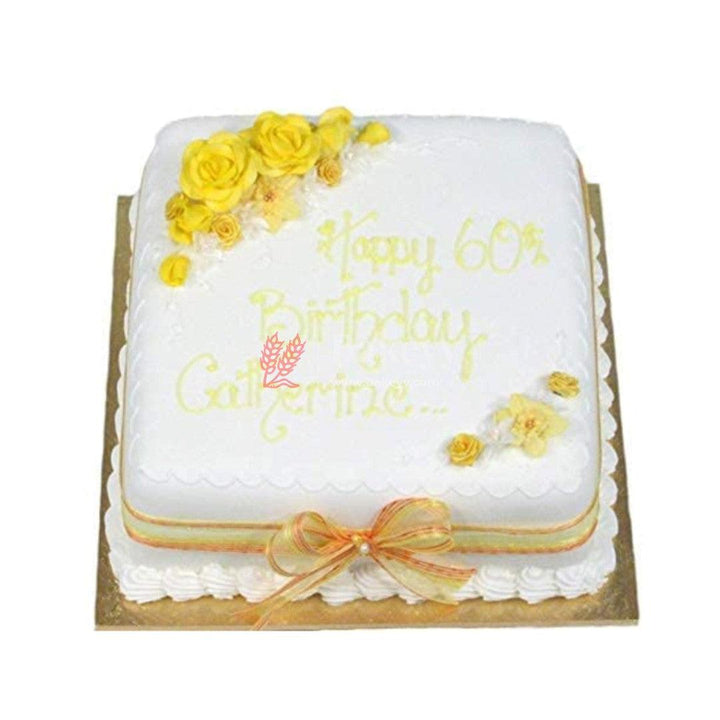 Square Gold Cake Base | Cake Board - Bakeyy.com