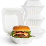 6 Inch Bento Cake Box| Perfect for Small Cakes, Burgers and Food Takeaway| Pack of 50