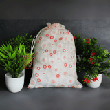 22x31 CM | Floral Designs Organza Potli Bags | Pack of 50 | White Color | Candy Bag - Bakeyy.com - India - 22x31 CM | Floral Designs Organza Potli Bags | Pack of 50 | White Color | Candy Bag - Default Title