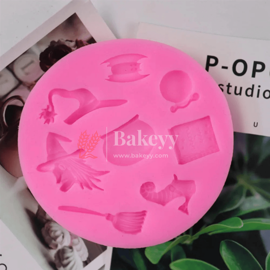 3D Halloween Silicone Fondant Mould – Witch & Magic-Themed Baking Mold - Bakeyy.com - India - 3D Halloween Silicone Fondant Mould – Witch & Magic-Themed Baking Mold - Default Title