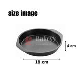 Non-Stick Round Cake Pan || Premium Baking Tin with Easy Grip Handles || - Bakeyy.com - India - Non-Stick Round Cake Pan || Premium Baking Tin with Easy Grip Handles || - Default Title