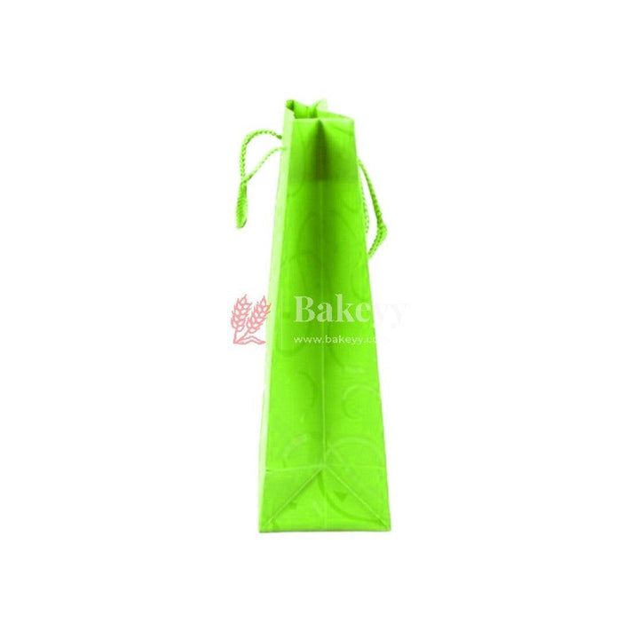 17x12 cm Lamanation Bag Green Colour | Pack of 10 - Bakeyy.com