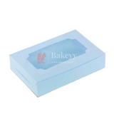 6 Macron Box | Blue Color | With Window - Bakeyy.com - India - {{ variant.name }}