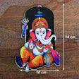 Lord Ganesh MDF Wooden Cutout | Wall Hangings | DIY Rangoli Kit | Decorations for Diwali, Dusshera Wedding Rangoli, Pooja, Decorations, Festival Gift | Pack of 2 - Bakeyy.com - India - Lord Ganesh MDF Wooden Cutout | Wall Hangings | DIY Rangoli Kit | Decorations for Diwali, Dusshera Wedding Rangoli, Pooja, Decorations, Festival Gift | Pack of 2 - 6" Inch