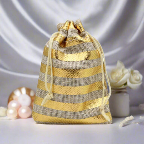 22x31 CM | Original Printed | Printed Potli Jute Bag | Gift Return Gifts Bags | Drawstring Bags | Pack Of 10 - Bakeyy.com - India - 22x31 CM | Original Printed | Printed Potli Jute Bag | Gift Return Gifts Bags | Drawstring Bags | Pack Of 10 - Default Title