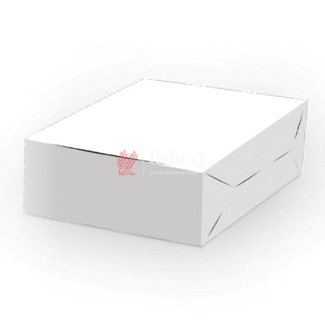 10x10x4 inch Plain White Cake Box | Birthday Cake boxes | Pack Of 50 | - Bakeyy.com - India - 10x10x4 inch Plain White Cake Box | Birthday Cake boxes | Pack Of 50 | - Default Title