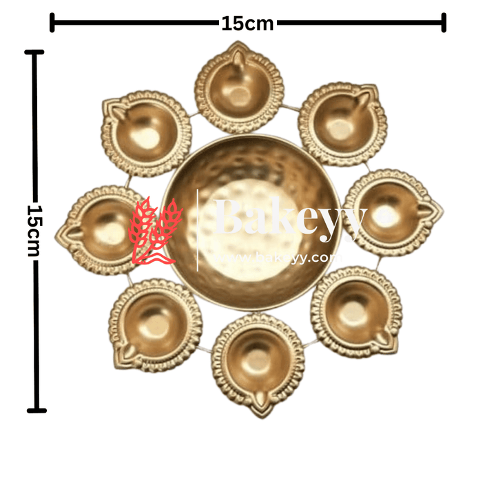 Diwali Diya | Metal Diya | Diwali Lamp | (Pack Of 1) - Bakeyy.com - India - Diwali Diya | Metal Diya | Diwali Lamp | (Pack Of 1) - Default Title