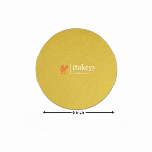 Round Gold Cake Base | Cake Board | Display Board for Cakes