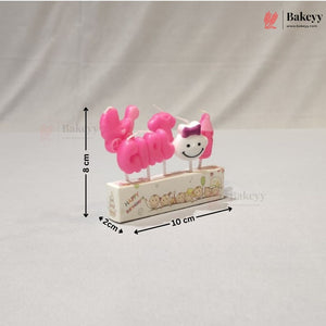 Baby Shower Girl  Candles Cake | 8 pcs | For Birthday, Baby Shower, Cake Decoration