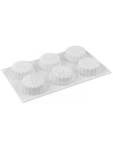 3D 6 Cavity Spiral Geometric Muffin Moulds Entremet Cake Mould Mousse Mould - Bakeyy.com - India - 3D 6 Cavity Spiral Geometric Muffin Moulds Entremet Cake Mould Mousse Mould - Default Title