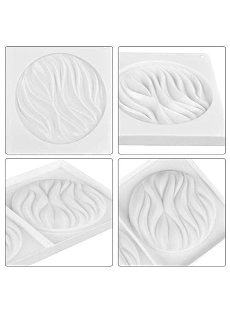 3DWave Silicone Mold | Pastry &amp; Dessert Cake Moulds Entremet Cake Mould Mousse Mould - Bakeyy.com - India - 3DWave Silicone Mold | Pastry &amp; Dessert Cake Moulds Entremet Cake Mould Mousse Mould - Default Title