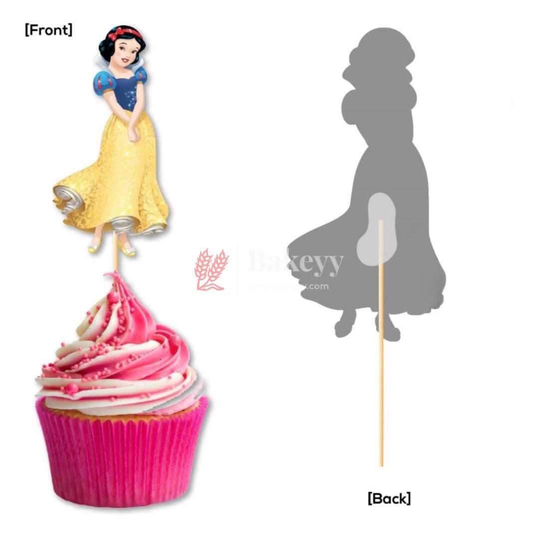 6pcs PRINCESS theme Birthday Cake Topper| Cupcake Toppers| Bday Decorations Items. - Bakeyy.com - India - 6pcs PRINCESS theme Birthday Cake Topper| Cupcake Toppers| Bday Decorations Items. - Default Title