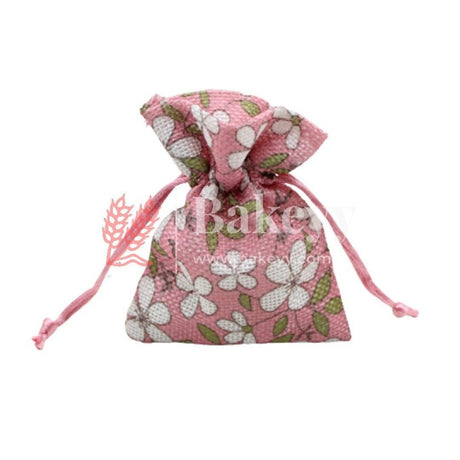 8x10 CM Pink Printed | Printed Potli Jute Bag | Gift Return Gifts Bags | Drawstring Bags | Pack Of 10 - Bakeyy.com - India - 8x10 CM Pink Printed | Printed Potli Jute Bag | Gift Return Gifts Bags | Drawstring Bags | Pack Of 10 - Default Title