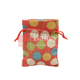 8x10 CM Red Printed | Printed Potli Jute Bag | Gift Return Gifts Bags | Drawstring Bags | Pack Of 10 - Bakeyy.com - India - 8x10 CM Red Printed | Printed Potli Jute Bag | Gift Return Gifts Bags | Drawstring Bags | Pack Of 10 - Default Title