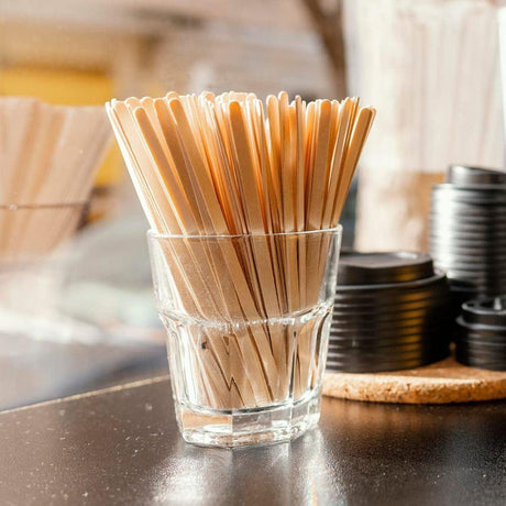 4.5 Inch Coffee Stir Sticks Wood Stirrers | Pack of 450| Bio-Degradable - Bakeyy.com - India - 4.5 Inch Coffee Stir Sticks Wood Stirrers | Pack of 450| Bio-Degradable - Default Title