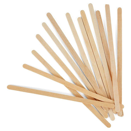 4.5 Inch Coffee Stir Sticks Wood Stirrers | Pack of 450| Bio-Degradable - Bakeyy.com - India - 4.5 Inch Coffee Stir Sticks Wood Stirrers | Pack of 450| Bio-Degradable - Default Title