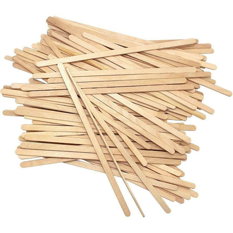 4.5 Inch Coffee Stir Sticks Wood Stirrers | Pack of 450| Bio-Degradable - Bakeyy.com - India - 4.5 Inch Coffee Stir Sticks Wood Stirrers | Pack of 450| Bio-Degradable - Default Title