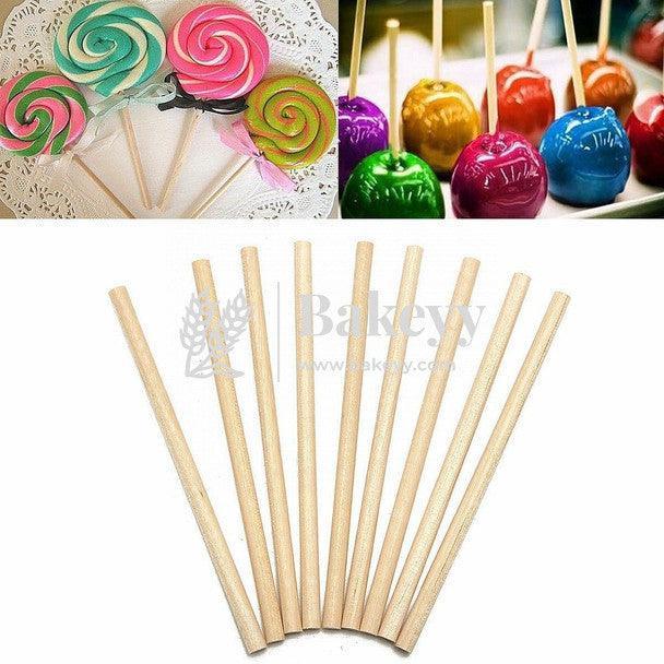 4.5 Inch Wooden Lollipop Stick | Candy Stick - Bakeyy.com - India - 4.5 Inch Wooden Lollipop Stick | Candy Stick - Default Title