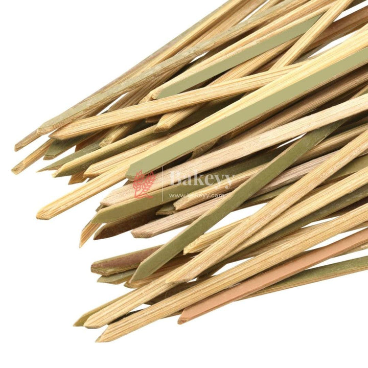 4 Inch Bamboo Knot Picks | Cocktail Skewers Eco Friendly Completely Biodegradable | Adding Cocktail | Pack Of 100 - Bakeyy.com