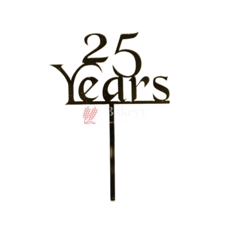 4" inch Happy Anniversary Cake Topper - Bakeyy.com - India - 4" inch Happy Anniversary Cake Topper - Default Title