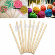 4 Inch Wooden Lollipop Stick | Candy Stick | 100 pcs - Bakeyy.com - India - 4 Inch Wooden Lollipop Stick | Candy Stick | 100 pcs - Default Title