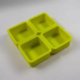 4 Square Shape Soap Molds Silicone Mold - Bakeyy.com - India - 4 Square Shape Soap Molds Silicone Mold - Default Title