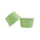 4435 Green Polka Dot Muffin Cup | Curl Edge | Cupcake Liner | Medium | Pack of 100 - Bakeyy.com - India - 4435 Green Polka Dot Muffin Cup | Curl Edge | Cupcake Liner | Medium | Pack of 100 - Default Title