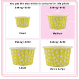 4435 Green Polka Dot Muffin Cup | Curl Edge | Cupcake Liner | Medium | Pack of 100 - Bakeyy.com - India - 4435 Green Polka Dot Muffin Cup | Curl Edge | Cupcake Liner | Medium | Pack of 100 - Default Title