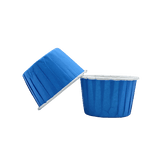 4435 Plain Blue Muffin Cup | Curl Edge | Cupcake Liner | Medium | Pack Of 100 - Bakeyy.com - India - 4435 Plain Blue Muffin Cup | Curl Edge | Cupcake Liner | Medium | Pack Of 100 - Default Title