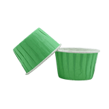 4435 Plain Green Muffin Cup | Curl Edge | Cupcake Liner | Medium | Pack Of 100 - Bakeyy.com - India - 4435 Plain Green Muffin Cup | Curl Edge | Cupcake Liner | Medium | Pack Of 100 - Default Title