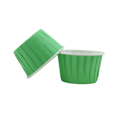 4435 Plain Green Muffin Cup | Curl Edge | Cupcake Liner | Medium | Pack Of 100 - Bakeyy.com - India - 4435 Plain Green Muffin Cup | Curl Edge | Cupcake Liner | Medium | Pack Of 100 - Default Title