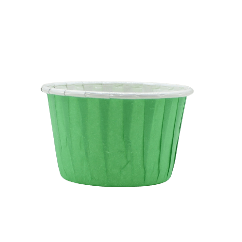 4435 Plain Green Muffin Cup | Curl Edge | Cupcake Liner | Medium | Pack Of 100 - Bakeyy.com - India - 4435 Plain Green Muffin Cup | Curl Edge | Cupcake Liner | Medium | Pack Of 100 - Default Title