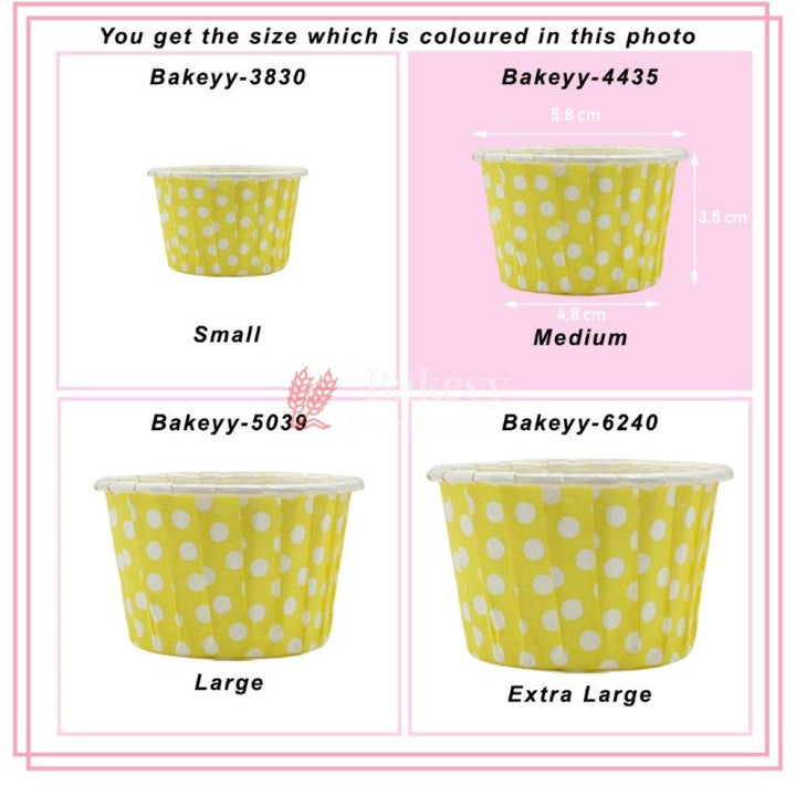 4435 White Floral Muffin Cup | Curl Edge | Cupcake Liner | Medium | Pack of 100 - Bakeyy.com - India - 4435 White Floral Muffin Cup | Curl Edge | Cupcake Liner | Medium | Pack of 100 - Default Title