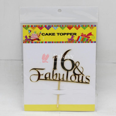 4" inch Happy Anniversary Cake Topper - Bakeyy.com - India - 4" inch Happy Anniversary Cake Topper - Default Title