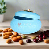 Dry Fruit Jar for Gifting | Designed Jar | Blue Color | - Bakeyy.com - India - Dry Fruit Jar for Gifting | Designed Jar | Blue Color | - Default Title