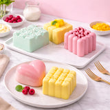 4 Cavity Geometric Cube & Bubble Silicone Chocolate Mould | Pack of 1